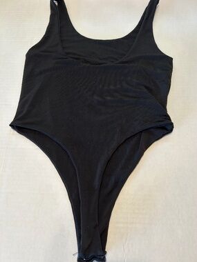 Mind Code Black One Piece Bodysuit, L